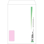 【オリジナル封筒】角2窓付き(240x332mm)（〒枠なし）