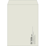 【既製品】角0(287x382mm)（〒枠なし）
