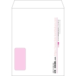 【オリジナル封筒】角3窓付き(216x277mm)（〒枠なし）