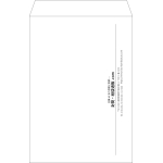 【既製品】角1(270x382mm)（〒枠なし）