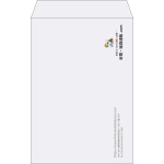 【既製品】角20(229x324mm)（〒枠なし）