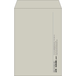 【既製品】角20(229x324mm)（〒枠なし）