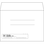 【既製品】洋2(162x114mm)（〒枠なし）