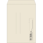 【既製品】角0(287x382mm)（〒枠なし）