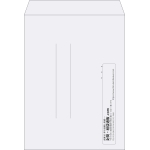 【既製品】角0(287x382mm)（〒枠なし）
