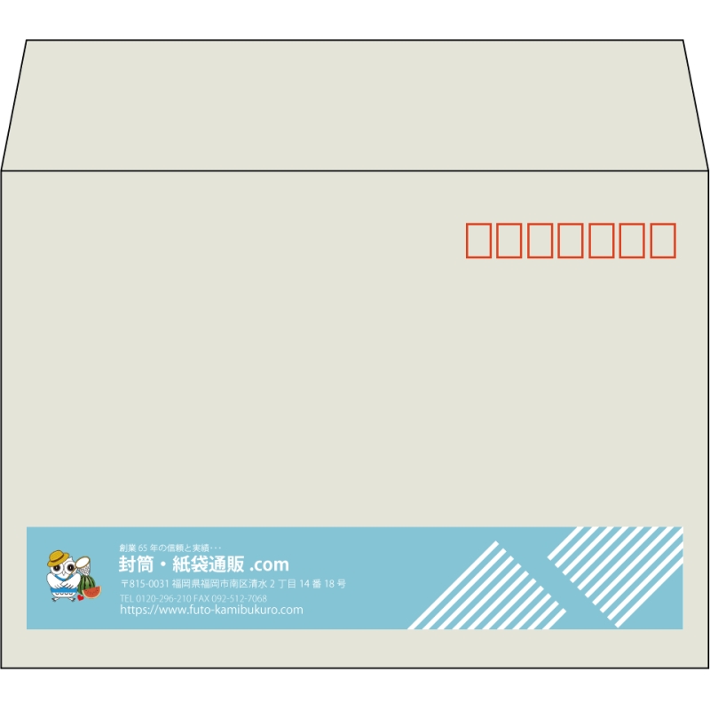 【既製品】洋2(162x114mm)（〒枠あり）