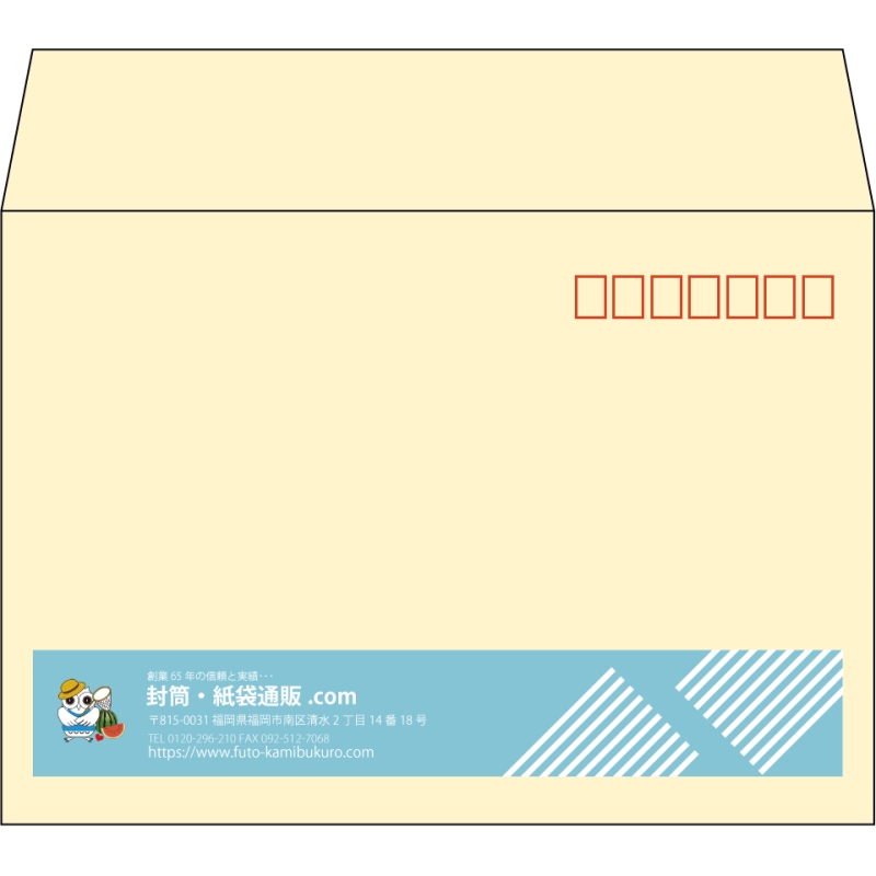【既製品】洋2(162x114mm)（〒枠あり）