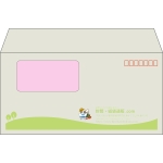 【既製品】洋長3窓付き(235x120mm)（〒枠あり）