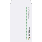 【既製品】角8(119x197mm)（〒枠なし）