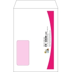 【オリジナル封筒】角6窓付き(162x229mm)（〒枠なし）