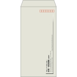 【既製品】長3(120x235mm)（〒枠あり）