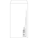 【既製品】長3(120x235mm)（〒枠なし）