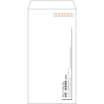 【既製品】長3(120x235mm)（〒枠あり）