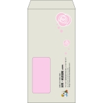 【既製品】長3窓付き(120x235mm)（〒枠なし）