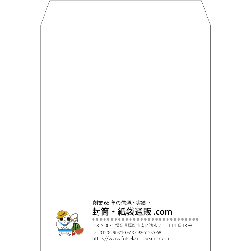 【既製品】角0(287x382mm)（〒枠なし）