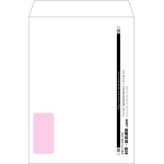 【オリジナル封筒】角2窓付き(240x332mm)（〒枠なし）