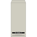 【既製品】長4(90x205mm)（〒枠なし）