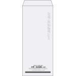 【既製品】長4(90x205mm)（〒枠なし）