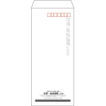 【既製品】長4(90x205mm)（〒枠あり）