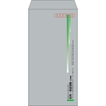 【既製品】長3(120x235mm)（〒枠あり）