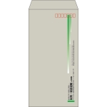 【既製品】長3(120x235mm)（〒枠あり）