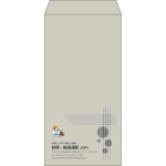 【既製品】長3(120x235mm)（〒枠なし）