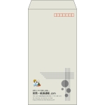 【既製品】長3(120x235mm)（〒枠あり）