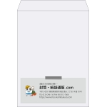 【既製品】角0(287x382mm)（〒枠なし）