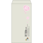 【既製品】長3(120x235mm)（〒枠なし）