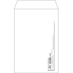 【既製品】角7(142x205mm)（〒枠なし）