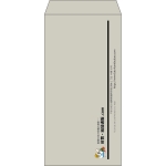 【既製品】長3(120x235mm)（〒枠なし）