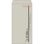 【既製品】長3(120x235mm)（〒枠あり）