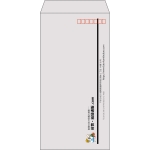【既製品】長3(120x235mm)（〒枠あり）