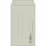 【既製品】角8(119x197mm)（〒枠なし）