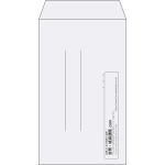 【既製品】角8(119x197mm)（〒枠なし）