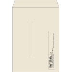 【既製品】角2(240x332mm)（〒枠なし）