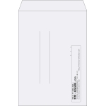 【既製品】角2(240x332mm)（〒枠なし）