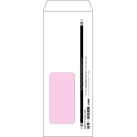 【オリジナル封筒】長40窓付き(90x225mm)（〒枠なし）