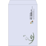 【既製品】角1(270x382mm)（〒枠なし）