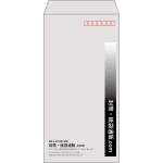 【既製品】長3(120x235mm)（〒枠あり）