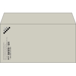 【既製品】洋長3(235x120mm)（〒枠なし）