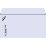 【既製品】洋長3(235x120mm)（〒枠なし）